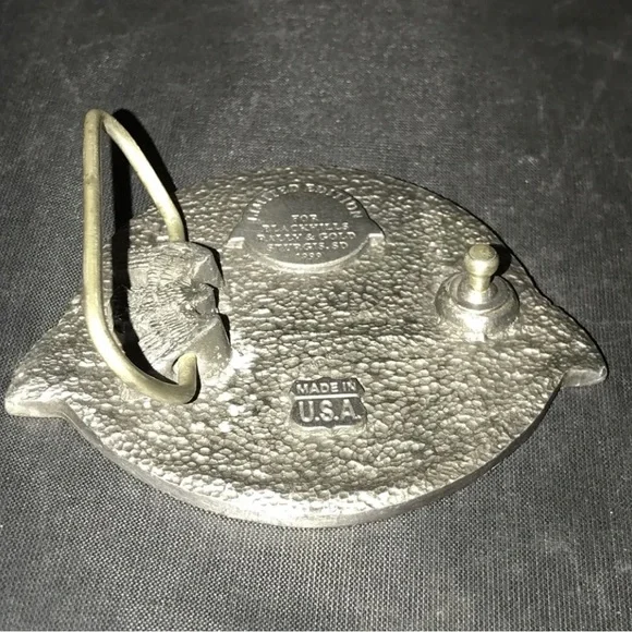 1999 Pewter Belt Buckle Black Hills Motor Classic Sturgis - Rally & Races S.D. - Picture 10 of 12